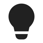 Lightbulb SVG Icon